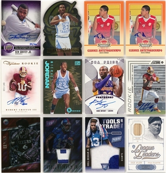 2010-2014 Panini and Assorted Brands Multi-Sports Modern Cards Collection (95) Including Signed Cards (52)